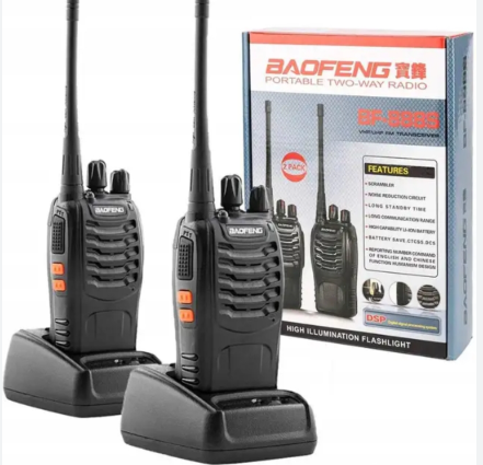 Miniatura 2 de Radio Walkie Talkie One Pixel Bf888s Uh